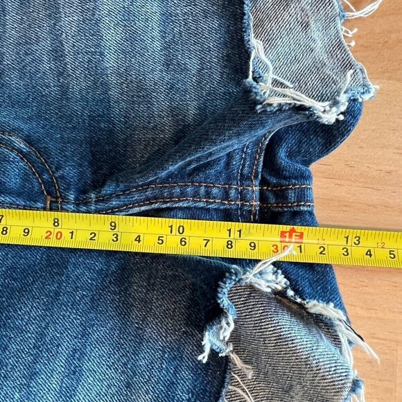 Boyish THE CODY Denim High Rise Cut Off Short Sz 27 in THE BIRDS - Picture 7 of 9